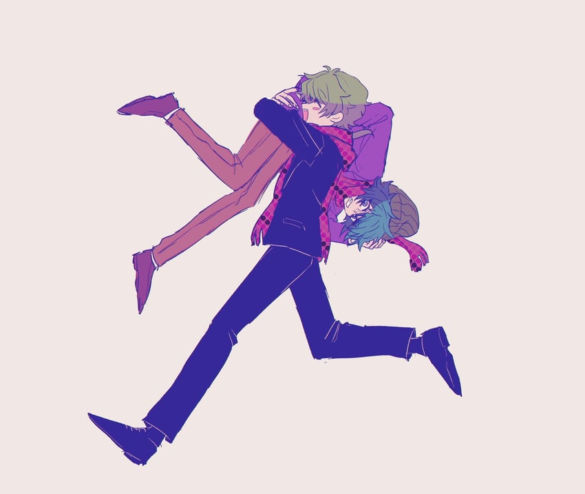 hiyori sou and midori (kimi ga shine) drawn by uououoon