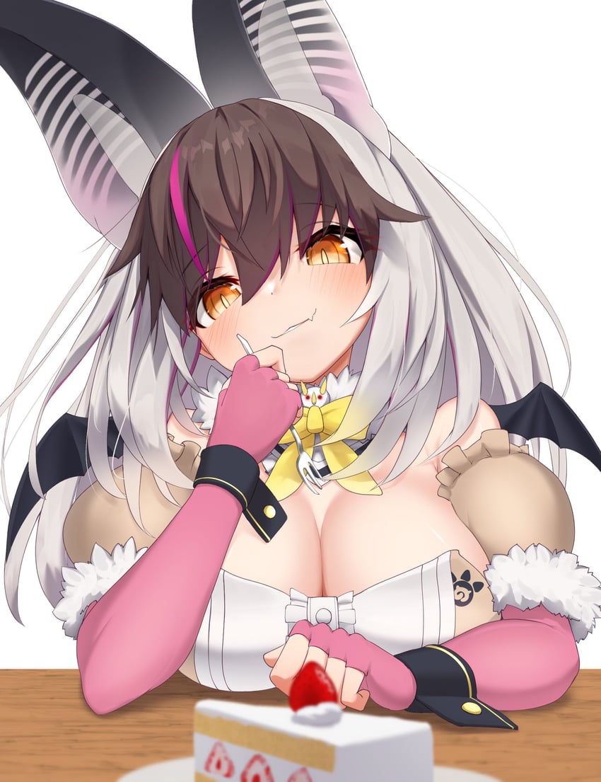 brown long-eared bat (kemono friends and 1 more) drawn by karekusa_meronu