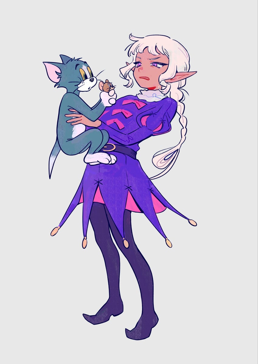 thistle, tom, and jerry (dungeon meshi and 1 more) drawn by tolikoo