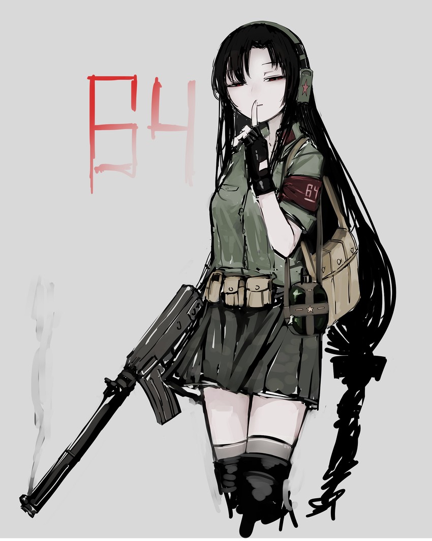 type 64 (girls' frontline) drawn by rampart1028