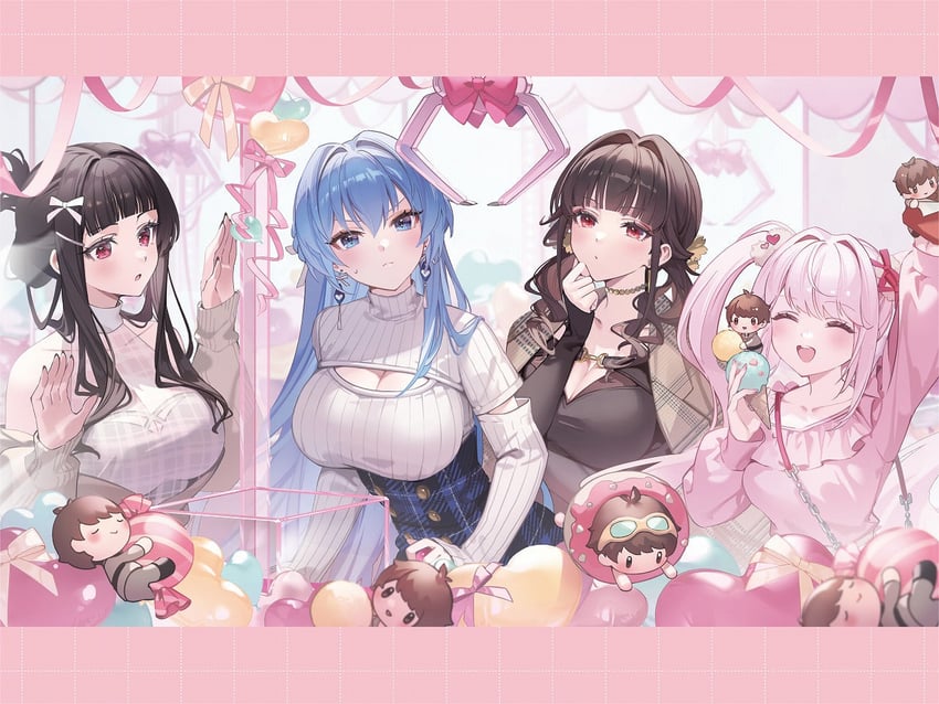 commander, alice, helm, d, and sakura (goddess of victory: nikke)