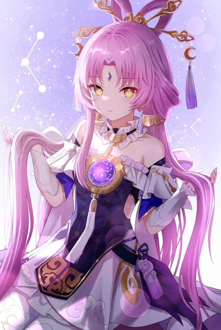 fu xuan (honkai and 1 more) drawn by nasii