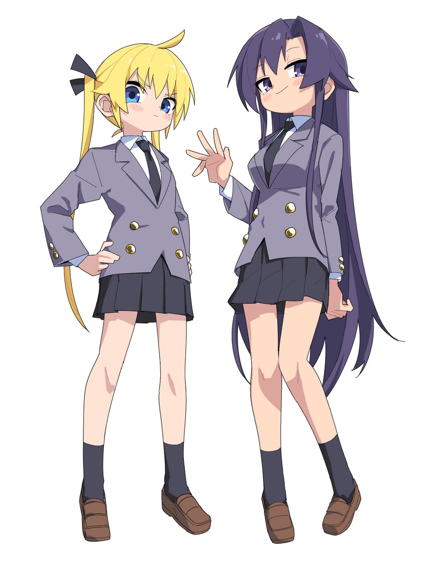 sonya and goshiki agiri (kill me baby) drawn by yachima_tana