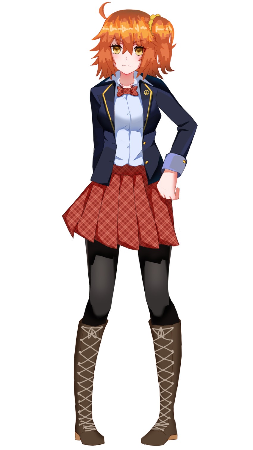 fujimaru ritsuka (fate and 1 more) drawn by cold_(fairladyzero)