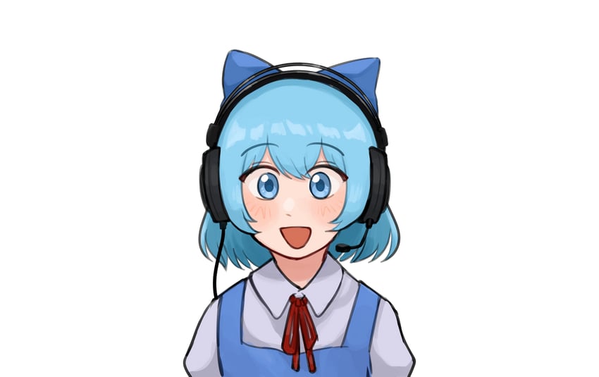 cirno (touhou) drawn by nvi2762