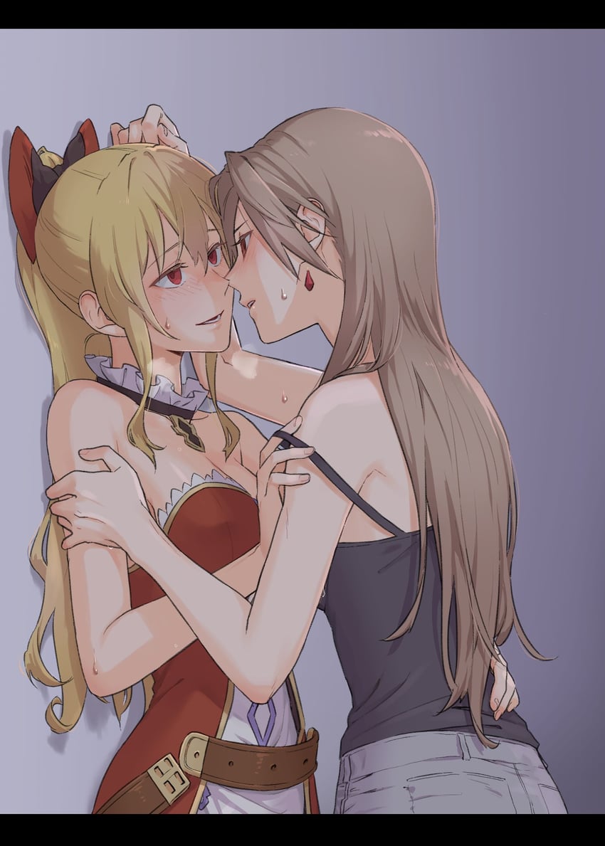 vira and katalina (granblue fantasy) drawn by miso-ha_(ukyuu)