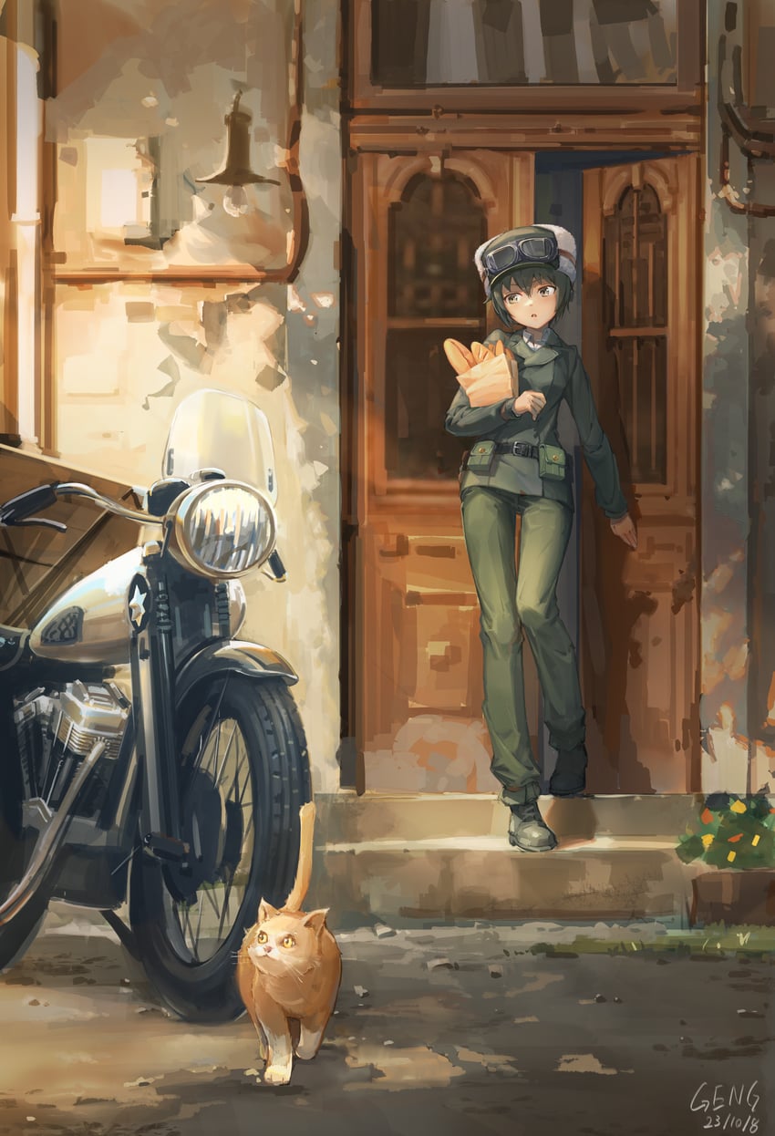 kino and hermes (kino no tabi) drawn by stalin_(artist)