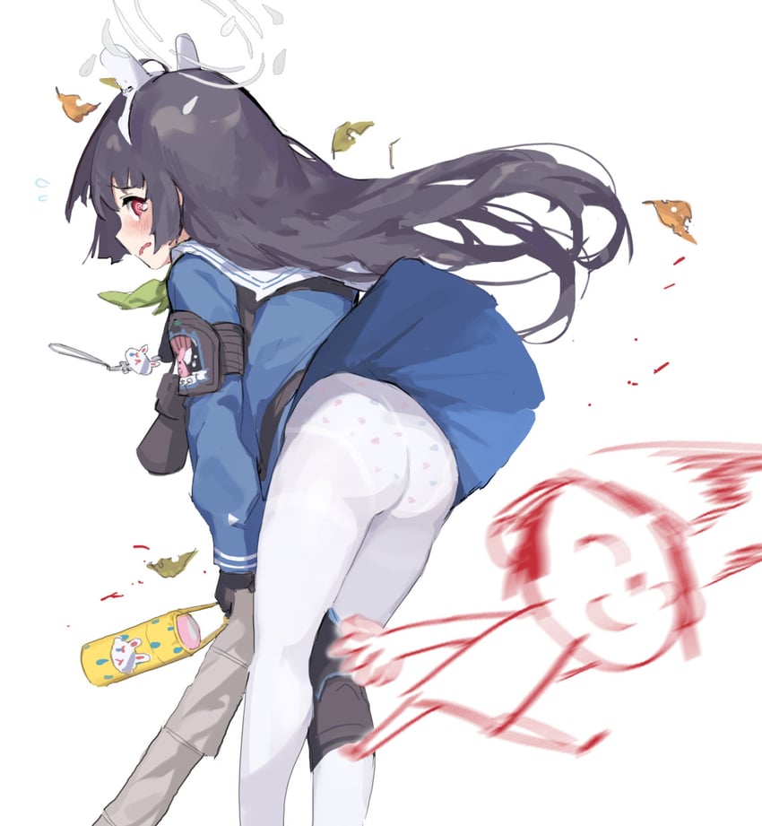 sensei, doodle sensei, and miyu (blue archive) drawn by maqin