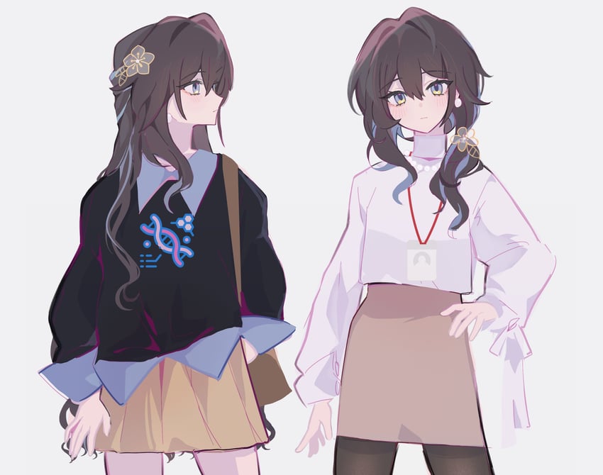 ruan mei (honkai and 1 more) drawn by conwoll511