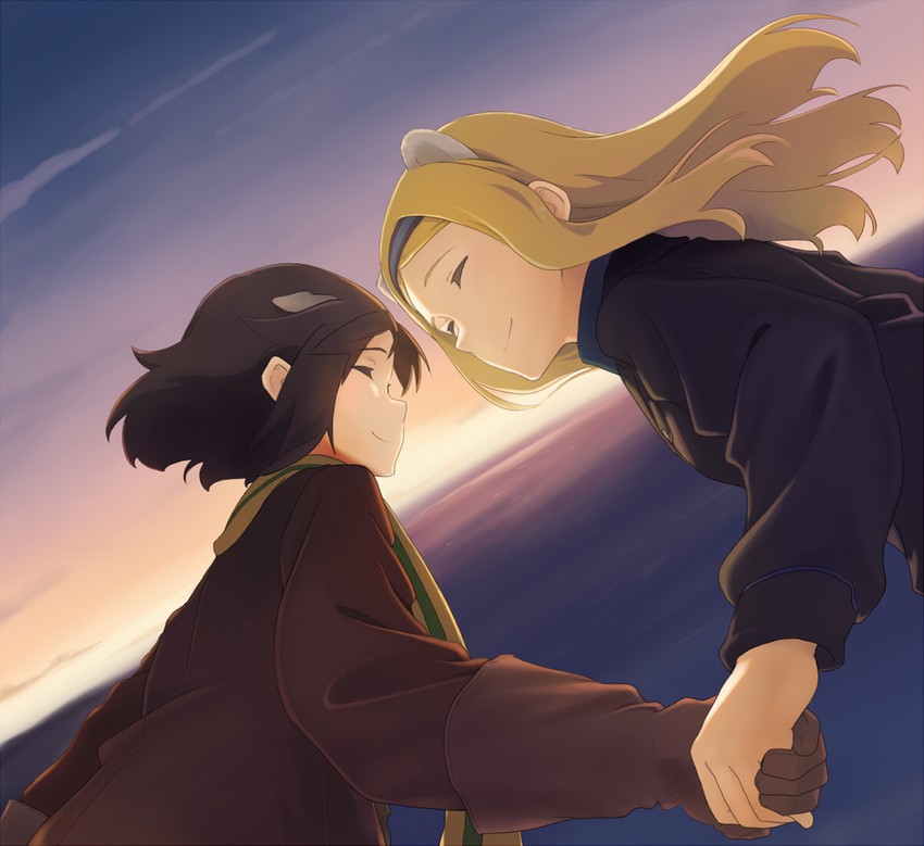 kanno naoe and aleksandra i. pokryshkin (world witches series and 1 more) drawn by shiratama_(hockey)