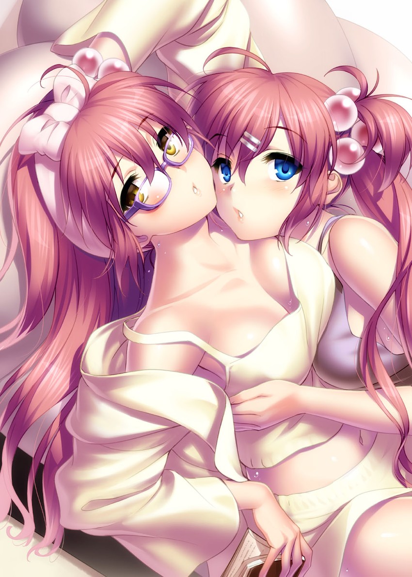 saigusa haruka and futaki kanata (little busters!) drawn by zen_(kamuro)