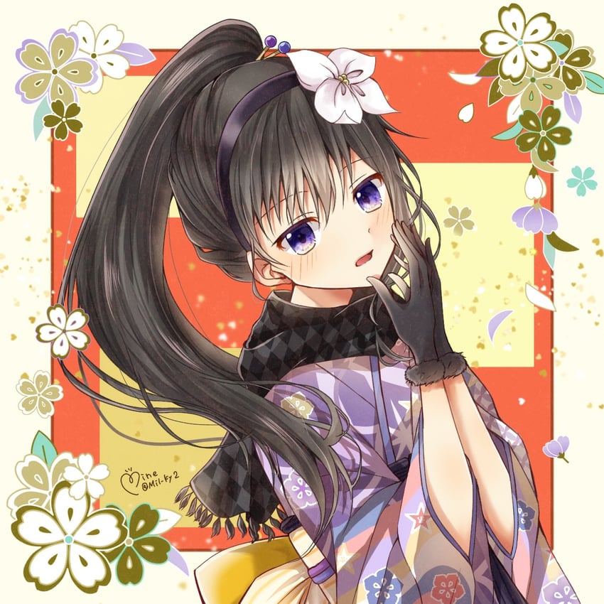 akemi homura (mahou shoujo madoka magica and 1 more) drawn by yuramero67