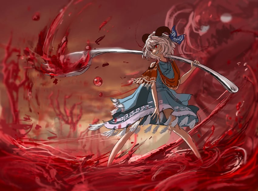 toutetsu yuuma (touhou and 1 more) drawn by zhuxie1264852