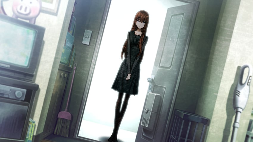 makise kurisu (steins;gate and 1 more) drawn by huke