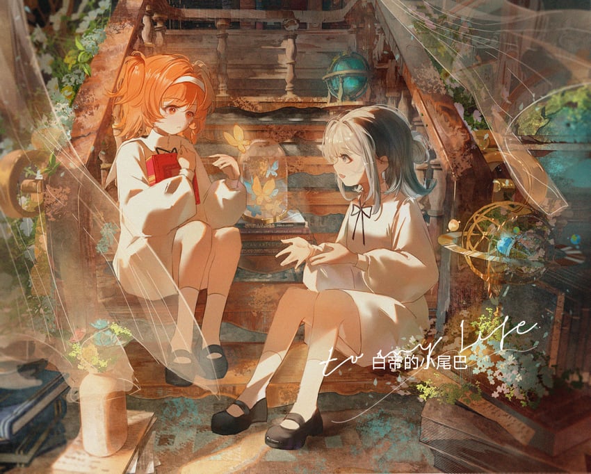 vertin and sonetto (reverse:1999) drawn by baidi_de_xiao_weiba