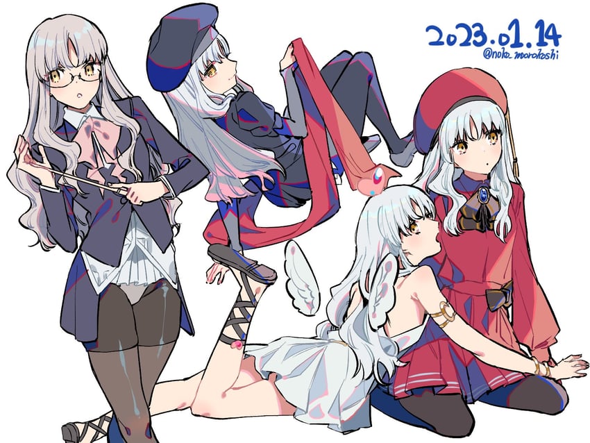 caren hortensia and caren fujimura (fate and 3 more) drawn by noko_morokoshi