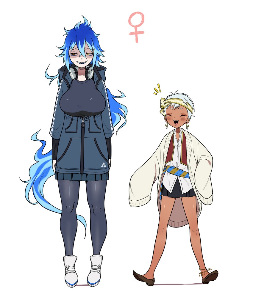 idia shroud and kalim al-asim (twisted wonderland) drawn by nato_(maanguito)