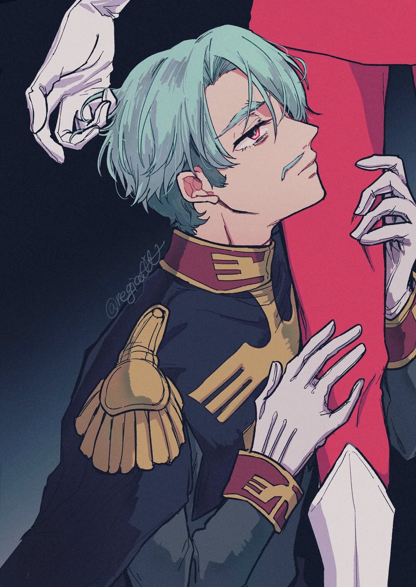 char aznable and challia bull (gundam and 1 more) drawn by ousui