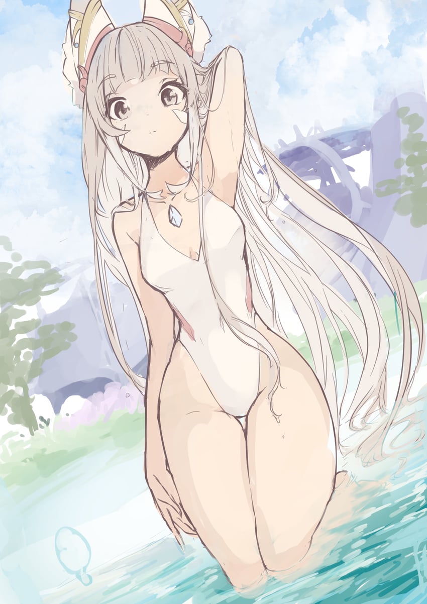 nia (xenoblade chronicles and 1 more) drawn by risumi_(taka-fallcherryblossom)
