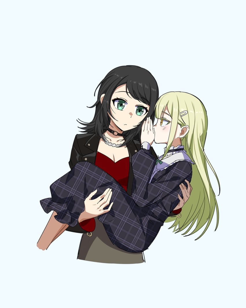 wakaba mutsumi and yahata umiri (bang dream! and 1 more) drawn by yzj21333