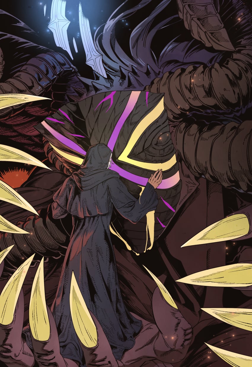 emet-selch and zodiark (final fantasy and 1 more) drawn by 5altybitter5