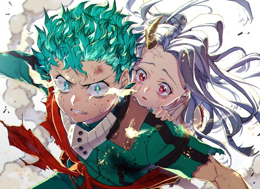 midoriya izuku and eri (boku no hero academia) drawn by muyukikiyoshi11521