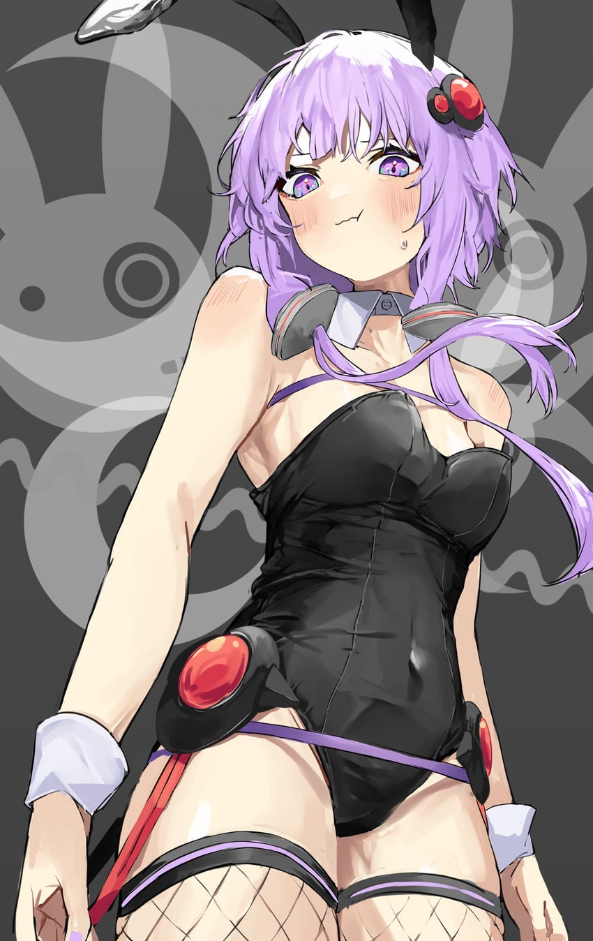 yuzuki yukari (vocaloid and 1 more) drawn by pocche-ex