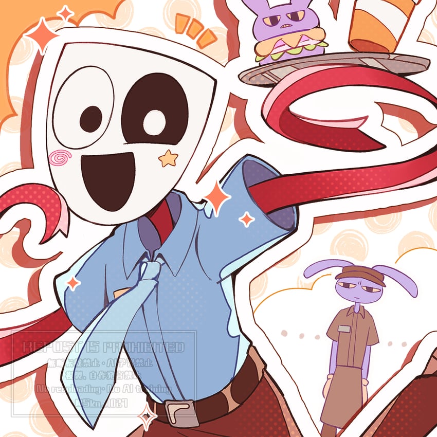 jax and gangle (the amazing digital circus) drawn by skn_1027