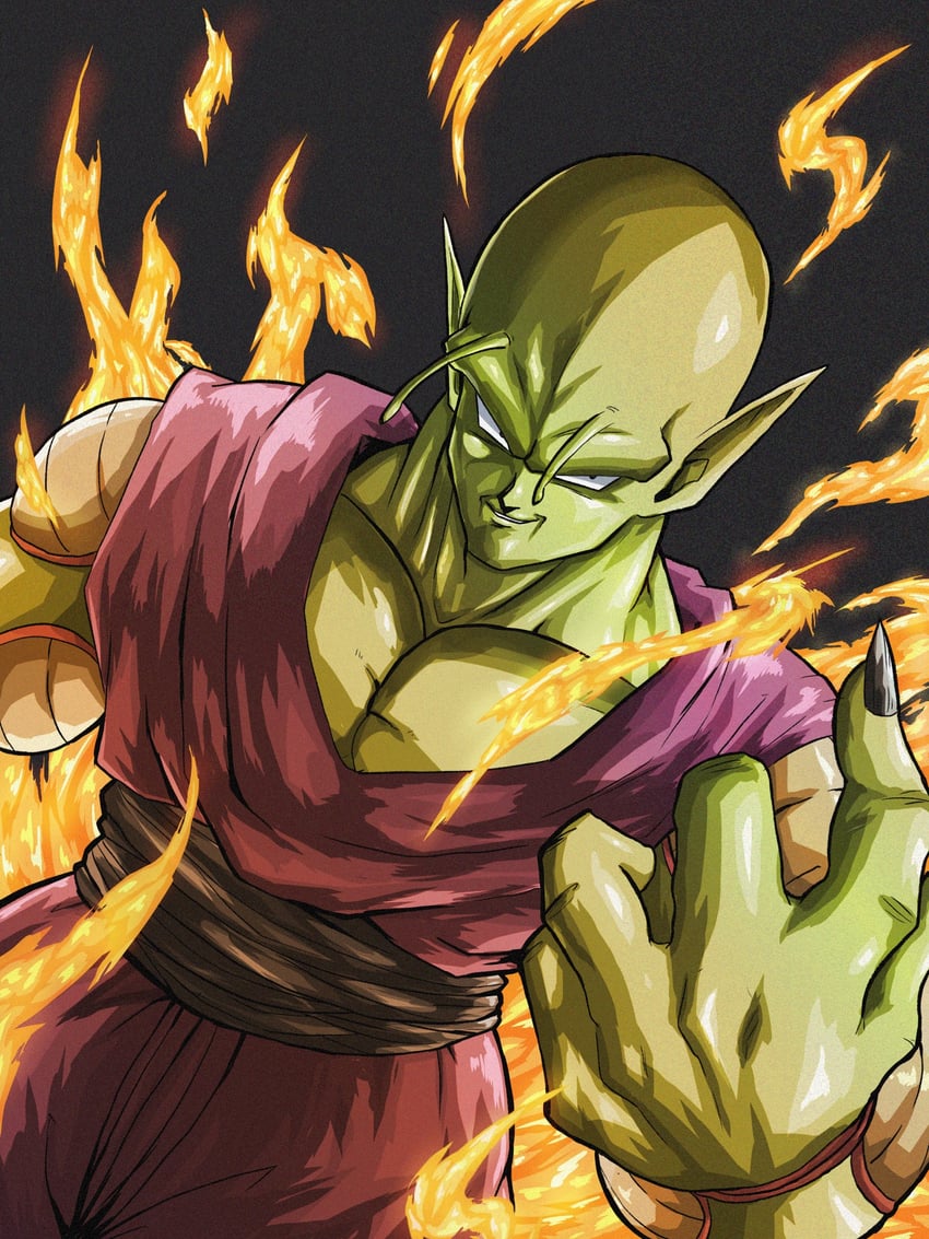 piccolo (dragon ball and 2 more) drawn by debudebumetabo