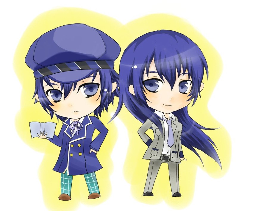 shirogane naoto (persona and 2 more) drawn by rinka_(3354723)