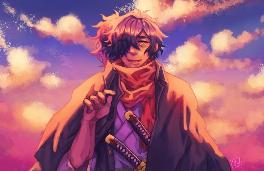 okada izou (fate and 1 more) drawn by koalchicine