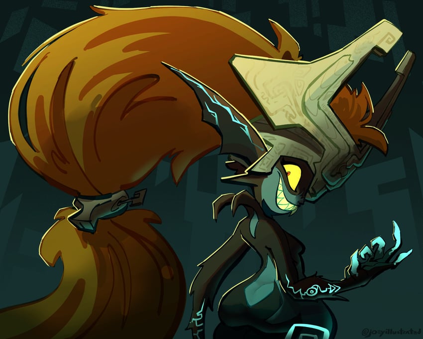 midna (the legend of zelda and 1 more) drawn by joeyillustrated