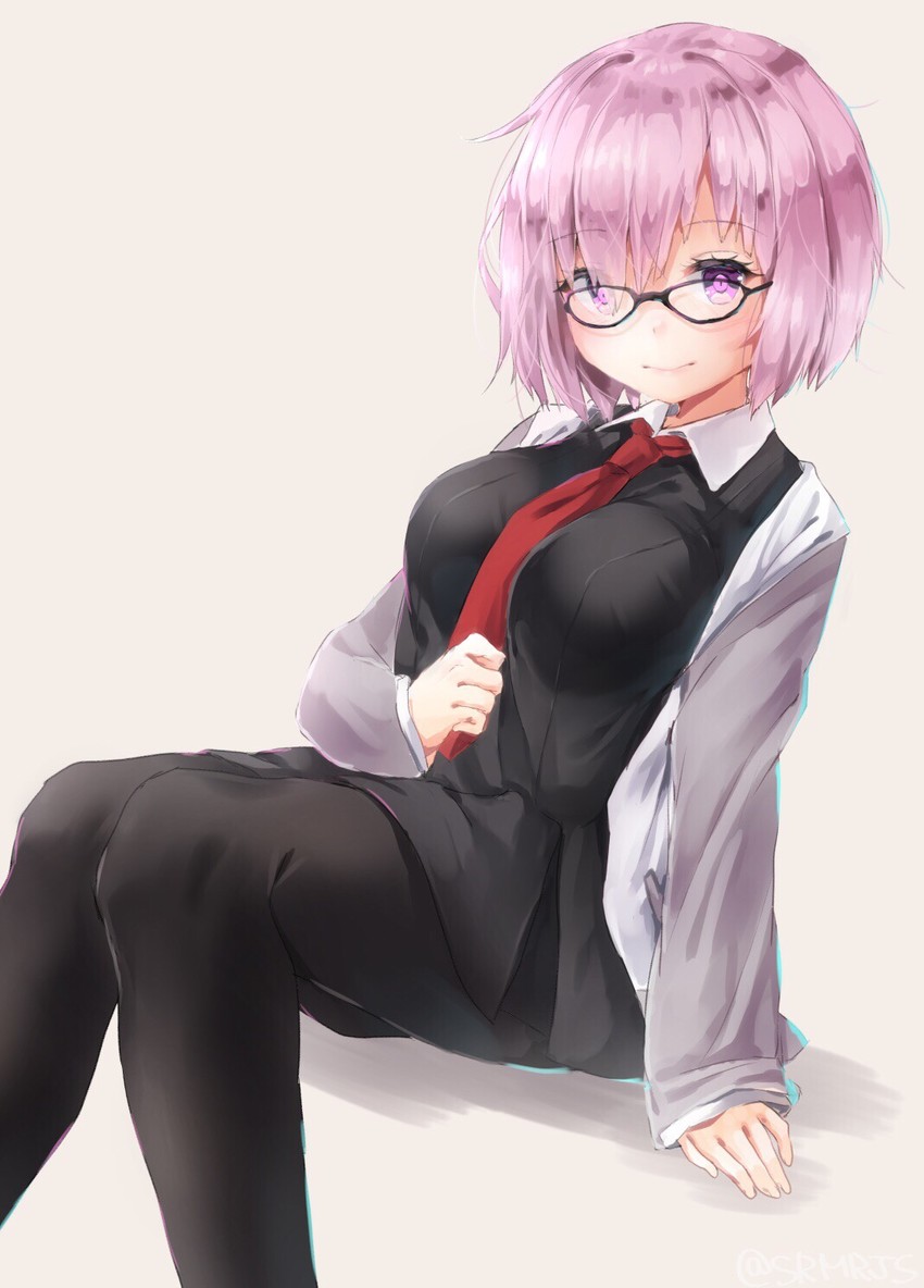 mash kyrielight (fate and 1 more) drawn by shiromoru_(yozakura_rety)