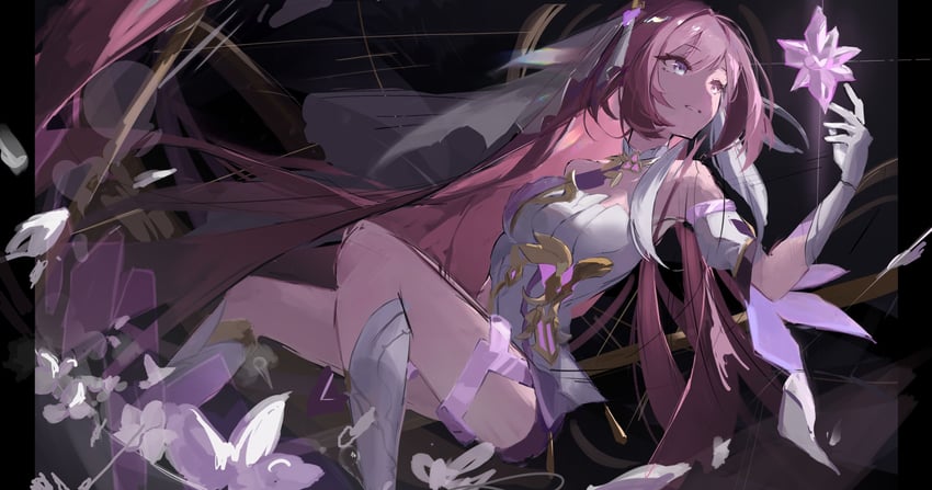 elysia (honkai and 1 more) drawn by mg_(mg2023_athena)