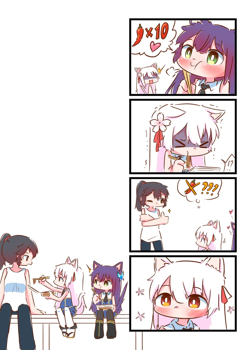 funada kiito, funada ui, and nagasawa yuki (assault lily) drawn by teisuu