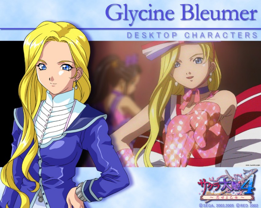 glycine bleumer and soletta orihime (sakura taisen and 2 more)