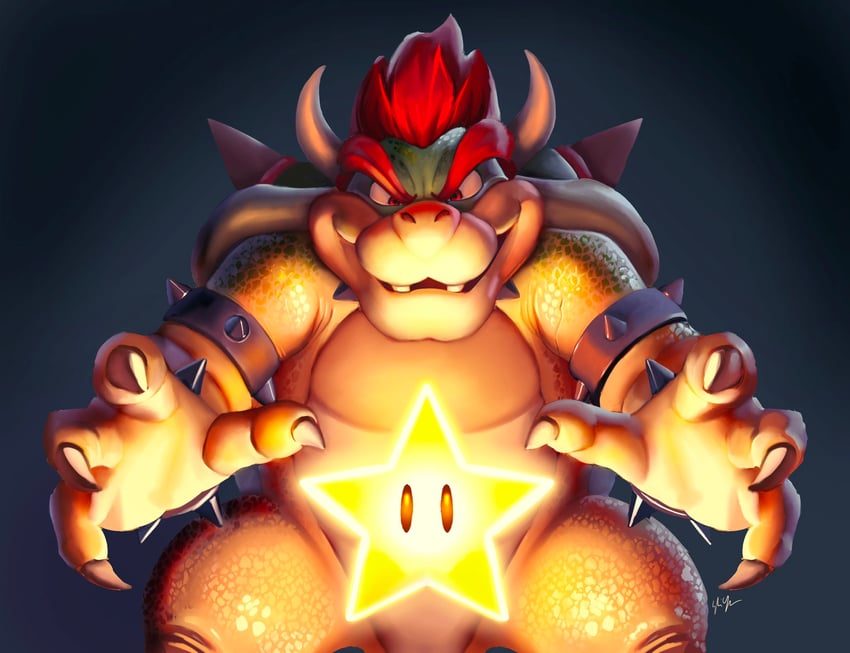 bowser (mario and 1 more) drawn by ssj_sophia