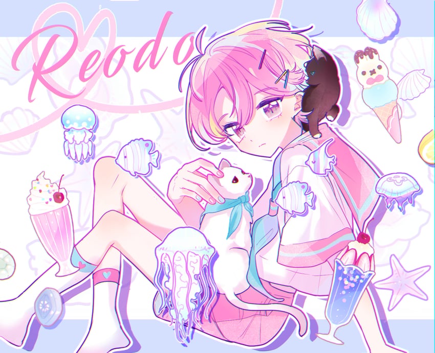 re-o-do (dear vocalist) drawn by jeje_(pixiv60670177)