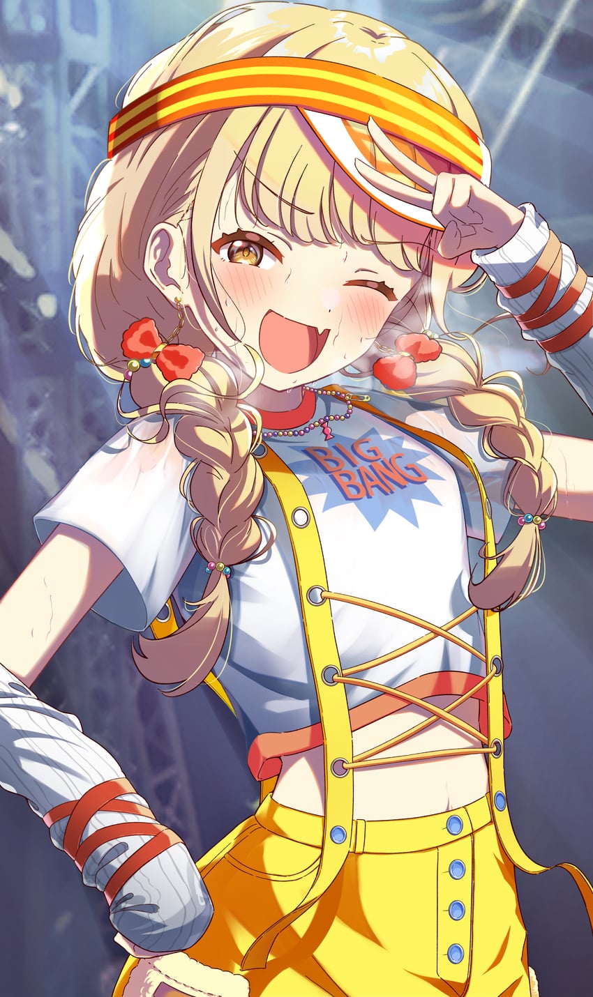fujita kotone (idolmaster and 1 more) drawn by rio_beginner