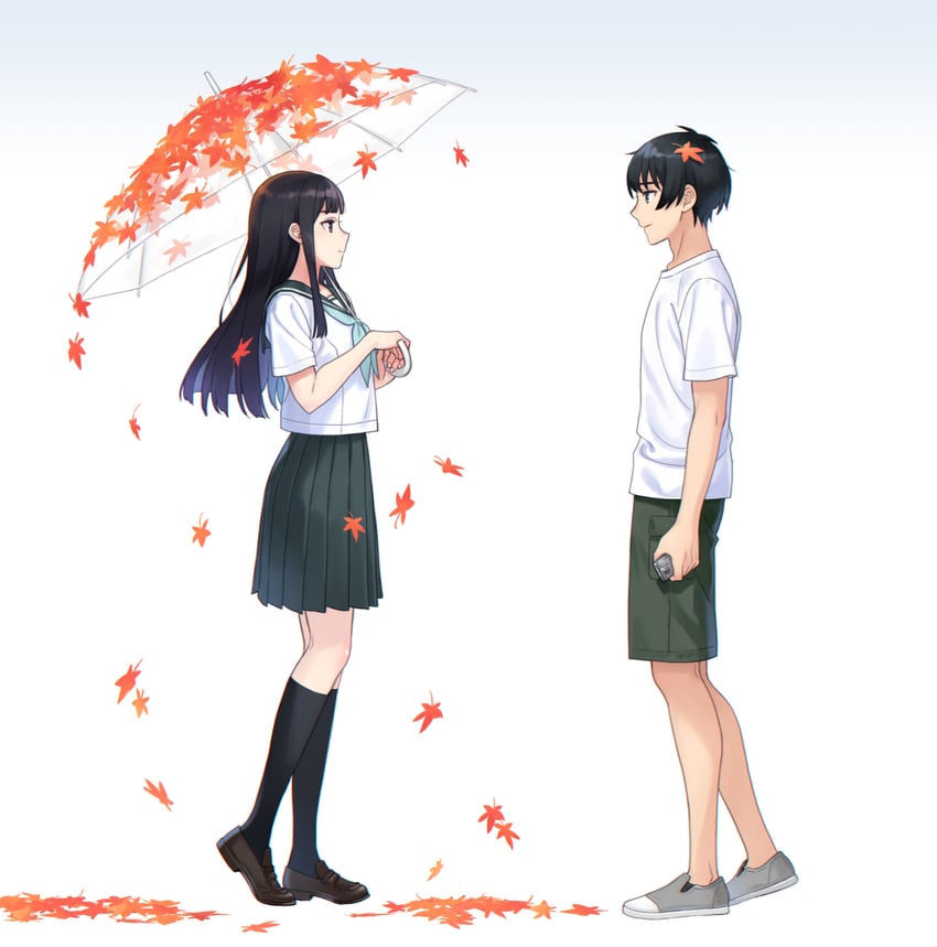 hanashiro anzu and touno kaoru (natsu e no tunnel sayonara no deguchi) drawn by ito_fumi