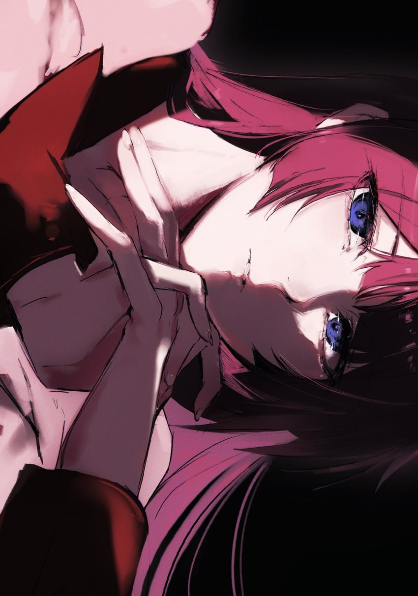 senjougahara hitagi (monogatari and 1 more) drawn by moku_(muooku)