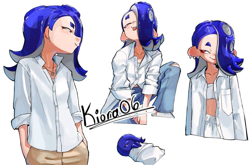shiver (splatoon and 1 more) drawn by kiora06