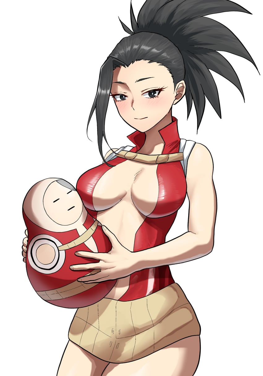 yaoyorozu momo (boku no hero academia) drawn by alien_alienen