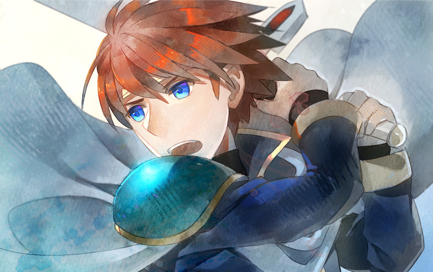 eliwood (fire emblem and 2 more) drawn by hatomame