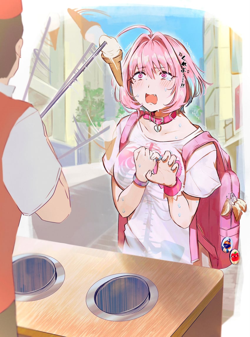 yumemi riamu (idolmaster and 1 more) drawn by hamachamu