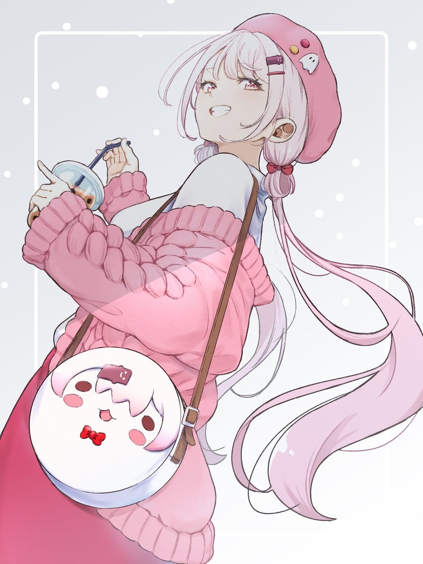 shiina yuika and omochiina (nijisanji) drawn by mob_mob_mob_x