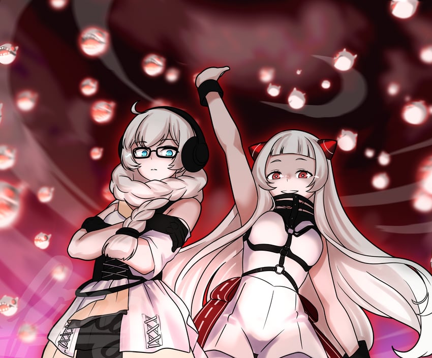enemy aircraft, airfield princess, and supply depot princess (kantai collection) drawn by furaggu_(frag_0416)