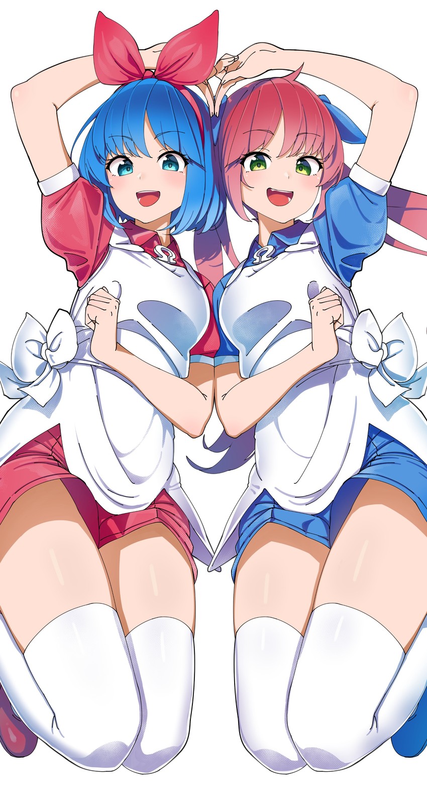 omega rio and omega ray (omega sisters) drawn by shinomu_(cinomoon)