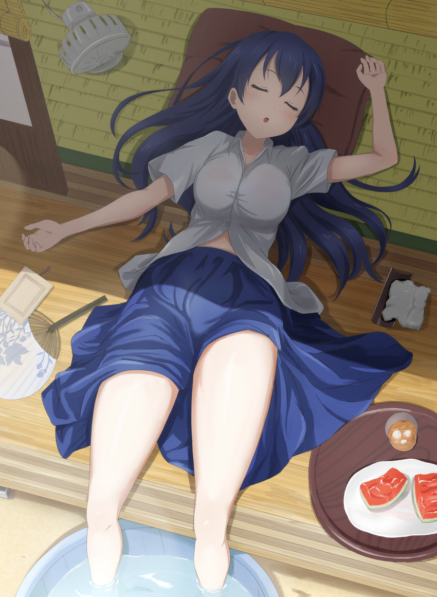 sonoda umi (love live! and 1 more) drawn by ofuchobetto_shirai