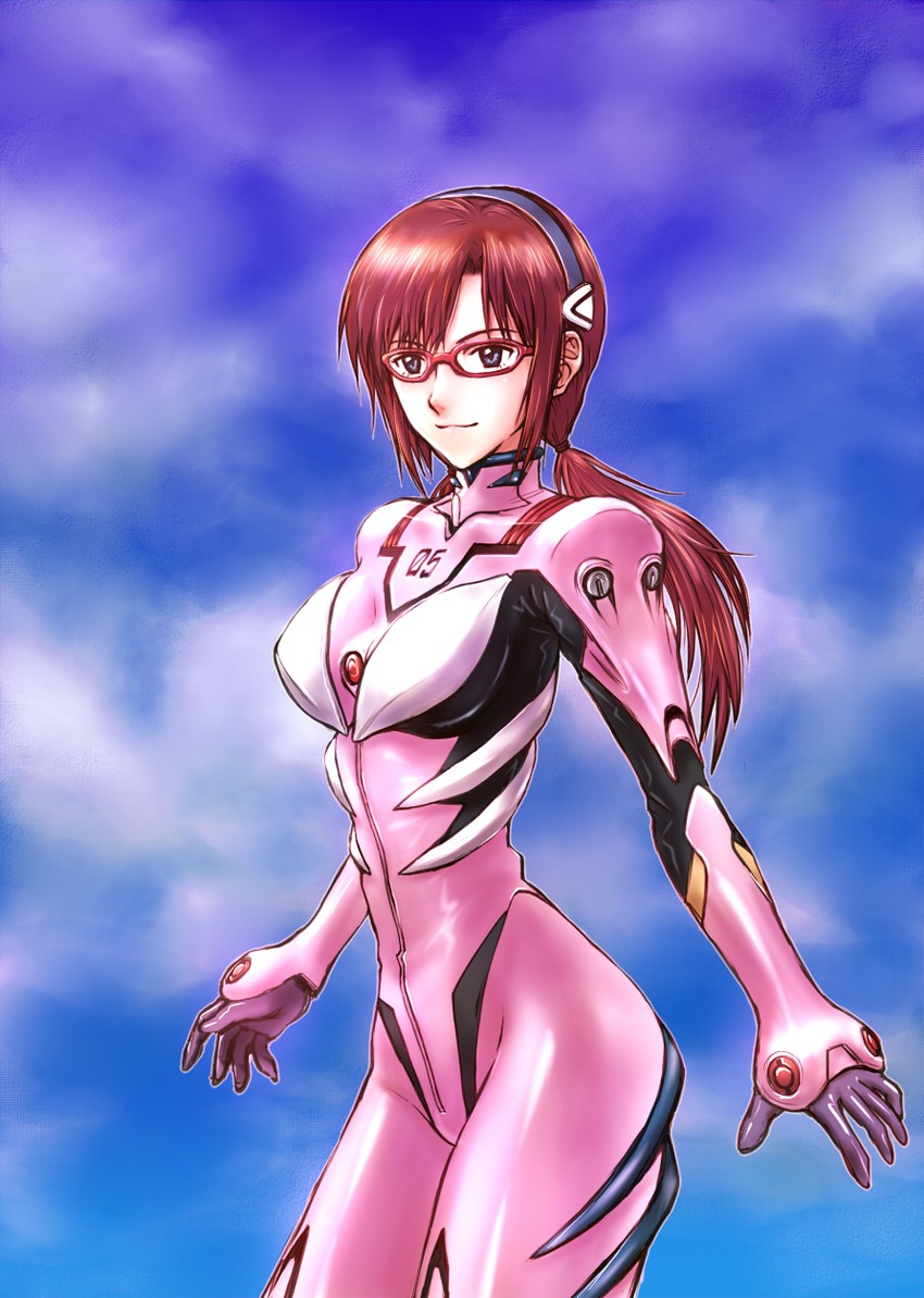 makinami mari illustrious (neon genesis evangelion and 2 more) drawn by jmogutan